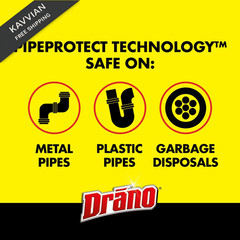 Drano Max Gel Drain Clog Remover and Cleaner for Shower or 42 oz (Pack of 1)
