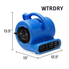 1/4 HP Air Mover Blower Fan for Water Damage Restoration Carpet Dryer Floor Home