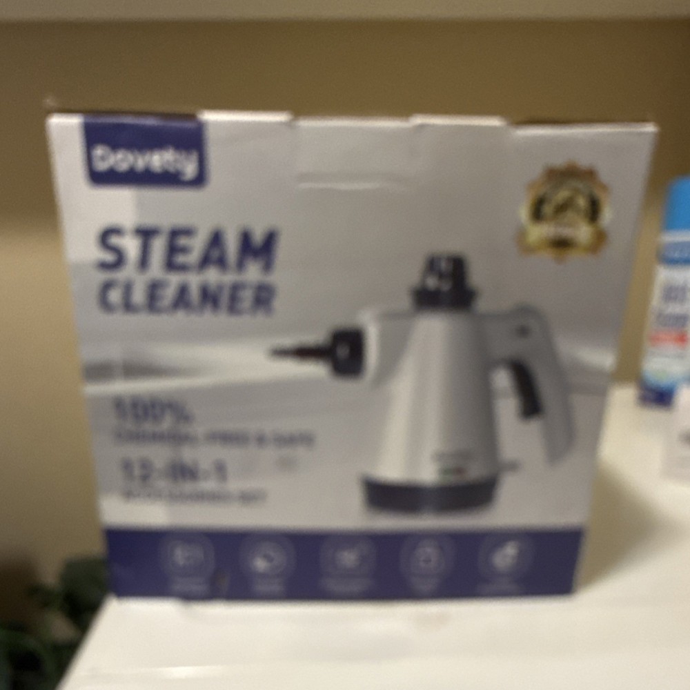 Dovety TMSC-001 Handheld Steam Cleaner 12-in-1 Accessories Set
