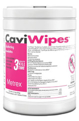 CaviWipes Disinfecting Towelettes – Large 6″ x 6.75″, 160 Wipes/Canister