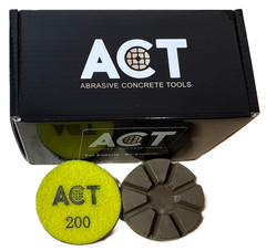 3″ 200 Grit Semi-Metal Diamond Polishing Pads – Concrete (Set-9)