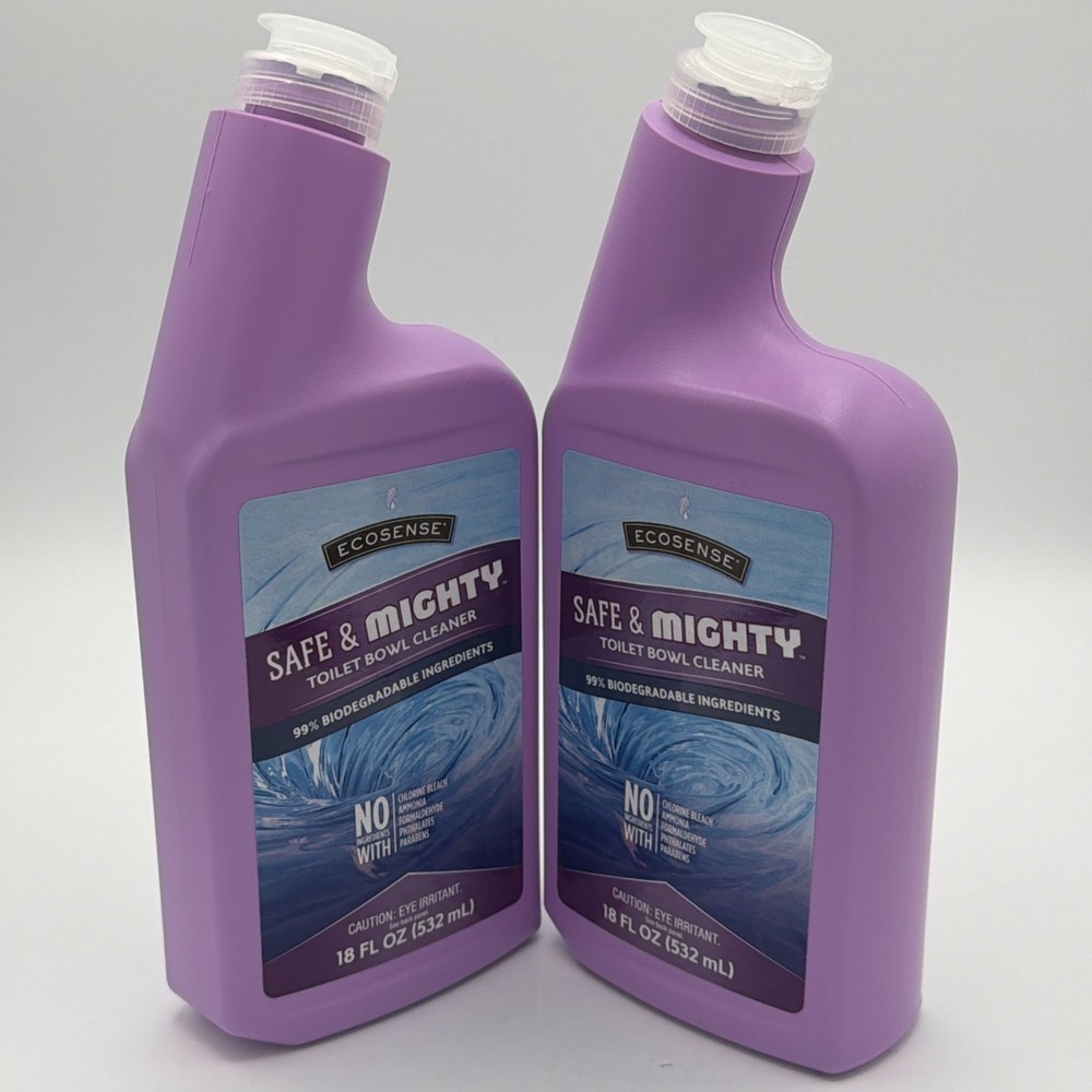 Melaleuca EcoSense Safe & Mighty Toilet Bowl Cleaner 18oz 2-Pack Biodegradable