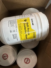 Ecolab Multi Purpose Disinfecting – 185 ct. Tub, Case of 6 Exp 3/26