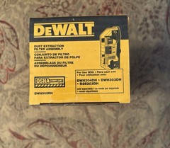 DEWALT DWH302DH Dust Extraction Filter Assembly HEPA Fits DWH304DH DWH303DH NEW