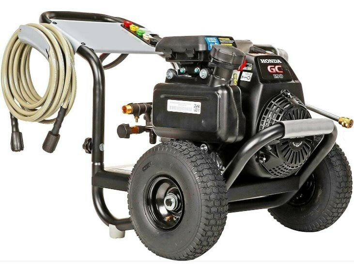 Cold Water Pressure Washer – 3200 PSI – 2.5 GPM – Honda GC Engine – 25 ft Hose
