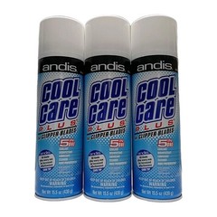 ANDIS Cool Care Plus Spray for Clipper Blades, 15.5 Ounce – Pack of 3