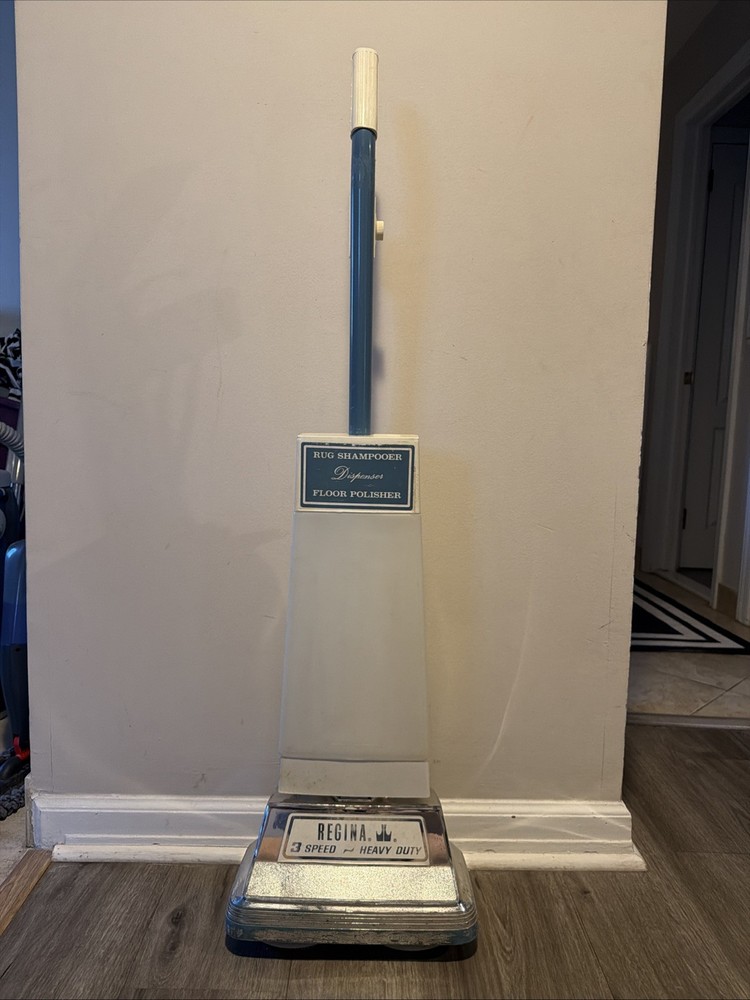 Vintage REGINA Heavy Duty 3 Speed Rug Shampooer Floor Polisher USA MADE P794B