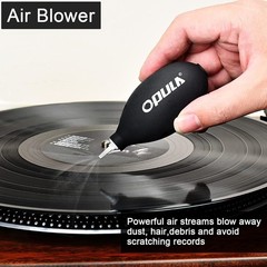 OPULA 7-in-1 Vinyl Record Cleaning Kit Complete – 7PCS, black