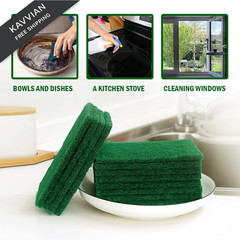 YoleShy 20 PCS Scouring Pad, Dish Scrubber Pads, 4.5 x 6 inch 20 Pcs