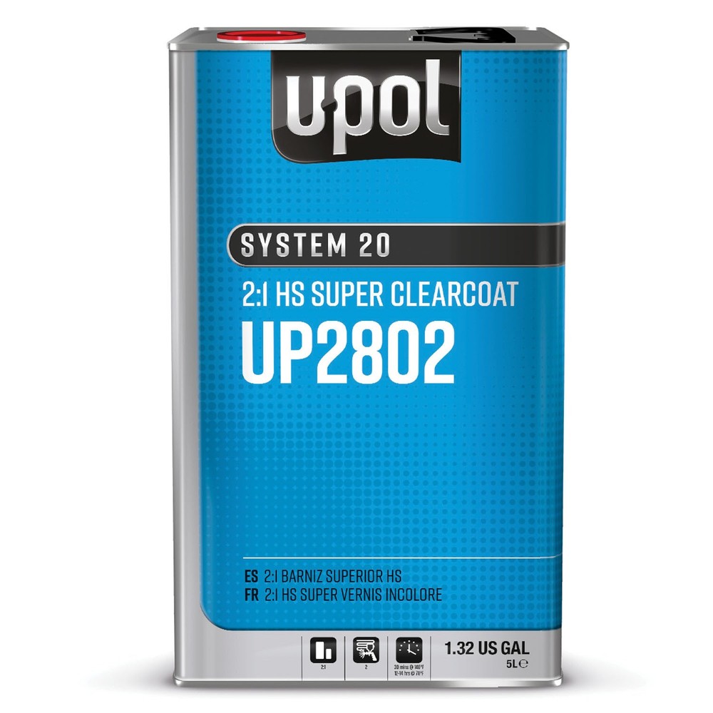 National Rule Clearcoats: 2:1 Hs Super Clearcoat, Clear, 11lbs UPL-UP2802
