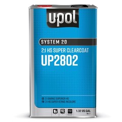 National Rule Clearcoats: 2:1 Hs Super Clearcoat, Clear, 11lbs UPL-UP2802