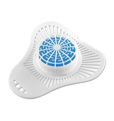 12 Pack of Blue Cherry Scented Urinal Screens w/ Non-Para Cleaner Blocks