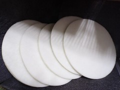 Tough Guy 402W52 Buff Pad,White,Size 20″,Round,Pk5 (G)