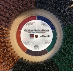 Malish 20″ Grit Rotary Brushes with Standard Clutch Plate(NP-9200) 5 Grit Types