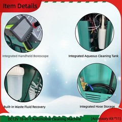 16-in-1 Automotive Cleaning Machine Automobile Engine oil Radiator and Condenser