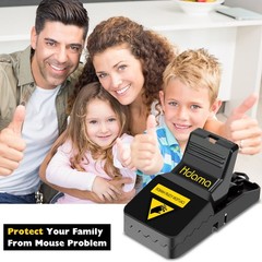 Hdama Mouse Trap, Traps That Work 6 Pack Mice Traps, Black Trap2