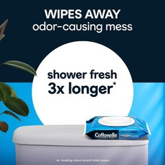 Cottonelle Fresh Care Flushable Wet Wipes, Adult 42 Count (Pack of 8), White