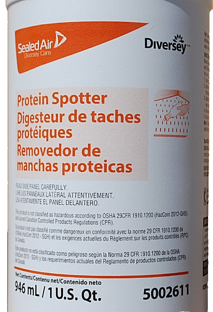 Diversey #5002611 Protein Spotter Fresh Scent 32 oz Bottles Box of 6 S6038