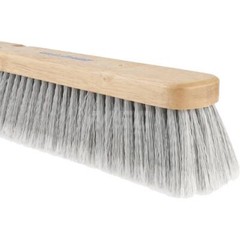 PRO SOURCE 24″ Wide Push Broom Head, 3″ Flagged Poly Bristles, Handle not Incl