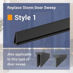 Storm Door Sweep Replacement for Larson & Pella 39.6in, 2*Style 1
