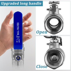 Garden Hose Shut Off Valve Full Flow Water 3/4″GHT valve