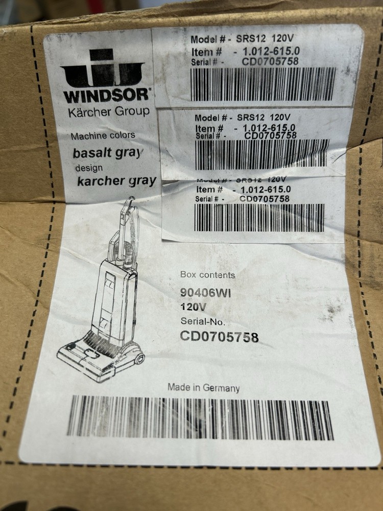 Windsor Sensor S Upright Vacuum – 12″, SRS12