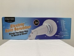 Homitt HM115D Electric Spin Scrubber Multi-Purpose Round Brush Extension Handle
