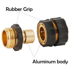 BILAL 12 Piece Quick Connect Hose Fittings for Garden 3/4 inch, 12 pcs Set
