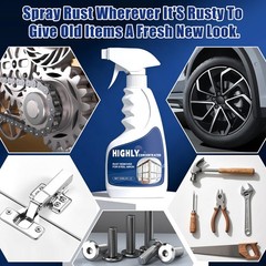 2PCS Rust Remover Spray for Metal Tools Stainless Steel Automotive Parts
