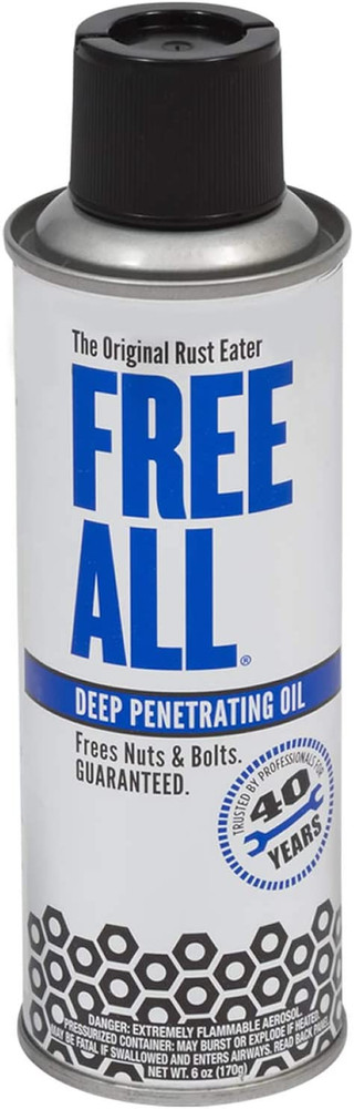 Rust Eater Deep Penetrating Oil 6 oz Aerosol Loosens Rusted Bolts Nuts Clamps