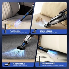 Cordless Handheld Vacuum Cleaner Strong Suction Rechargeable Lightweight ASK