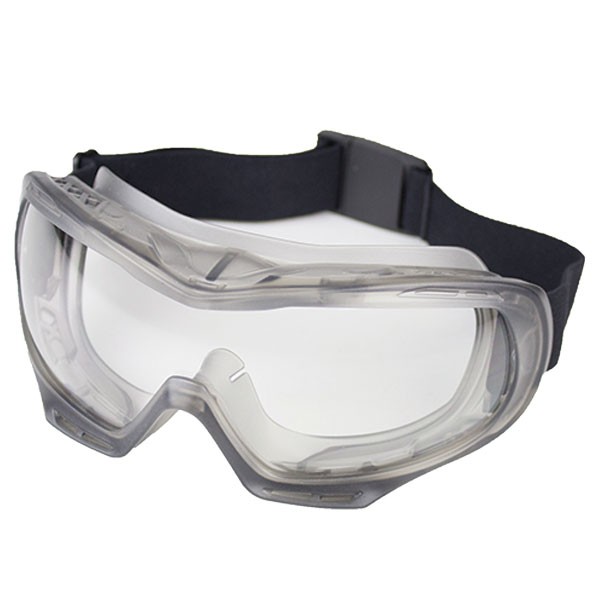SureWerx™ GM500 Series Safety Goggles, Gray/Black Body, Clear Lens, 1/Each