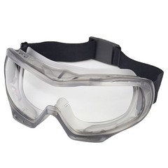 SureWerx™ GM500 Series Safety Goggles, Gray/Black Body, Clear Lens, 1/Each