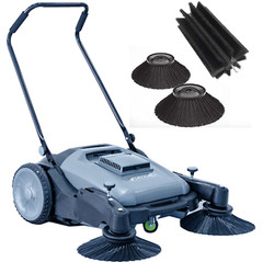 39″ Industrial Floor Sweeper BC39S with Accessory Bundle for 9 Mo