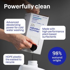 ATTITUDE Liquid Laundry Detergent, EWG Verified, HE 67.6 Fl Oz (Pack of 1)