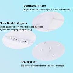 400CM(157″) Window Seal Kit, Casement AC Vent White-4M(157″)