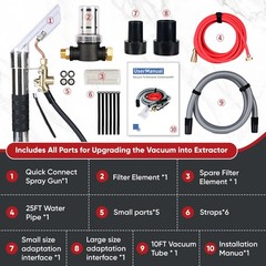 Shop Vac Extractor Kit, Universal Extractor Hose Kit for Shop Vac, Extractor …