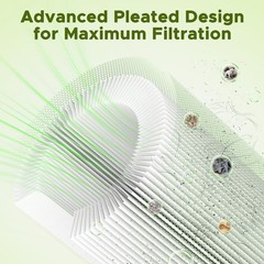 Vifect VF4000 Replacement Filter, Wet/Dry Compatible, 2 Pack Standard