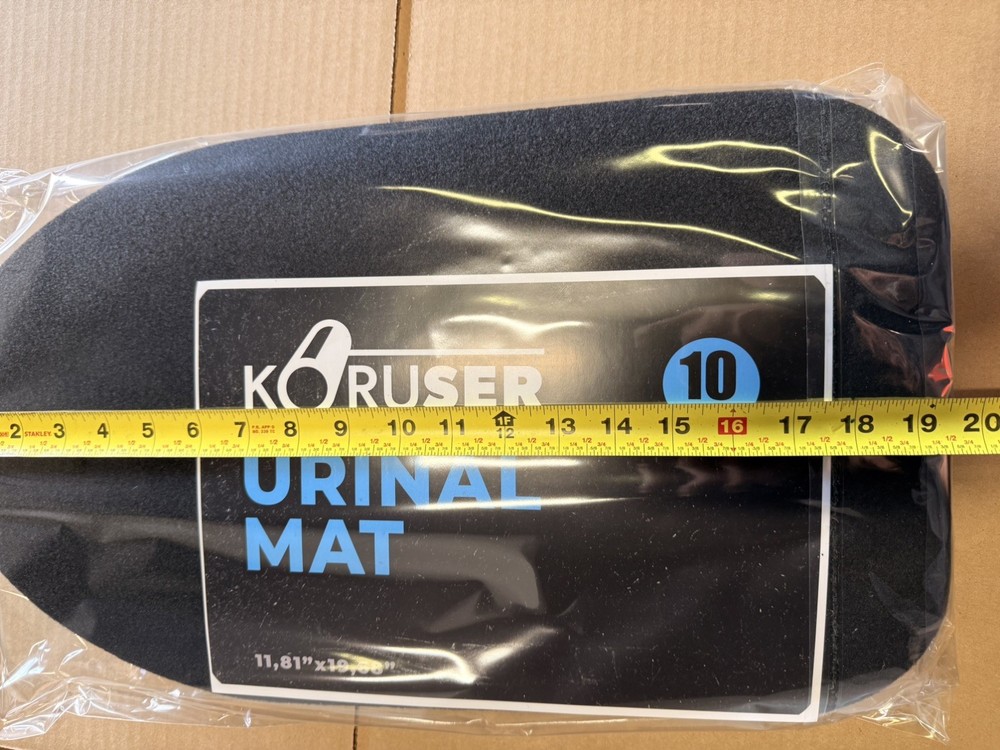 Urinal Mats – 10/case (black)