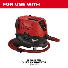 Milwaukee 49-90-1954 Plastic Dust Bags for 8 Gallon Dust Extractor, 5 Pack