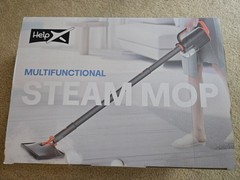HelpX Steam Mop Cleaner with Detachable Handheld Steamer, 20 in 1 Wired – Grey