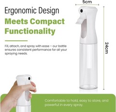 VIGOR PATH 2 Pack Continuous Spray Bottle Fine Mist Hair Mister
