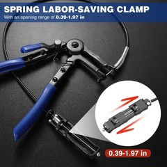 Flexible Hose Clamp Plier 27 Inch Spring Clamp Removal Automotive Tool Kit NEW