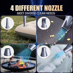 Air Duster Rechargeable, 120000RPM Compressed Air Duster with LED Lighting