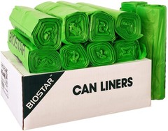 Reli. Biodegradable 40-45 Gallon Trash Bags 250 Count Bulk Astm D6954 Green