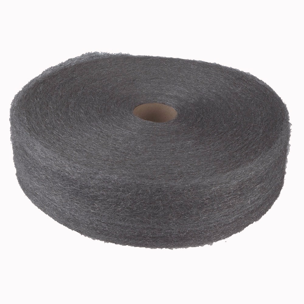 GMT 105046 5 lb. No. 3 Coarse Steel Wool Reel – Steel Gray (6/Carton) New