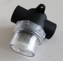 Solution in-line filter for Tennant 7200, 7300 riders, Speed Scrub, repl 1005302