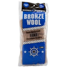 3-Pack Homax Rhodes American Grade 3 Fine Bronze Wool Pads