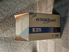 (150 Piece)Taskbrand E25 Wiper Scrim 4PLY 9.75″X16.75″ Interfold Dispenser White