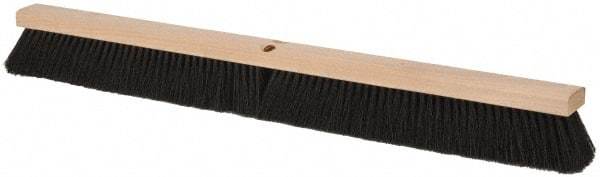 PRO SOURCE 36″ Horsehair/Tampico Push Broom Head w/ Wood Block, Handle Not Incl